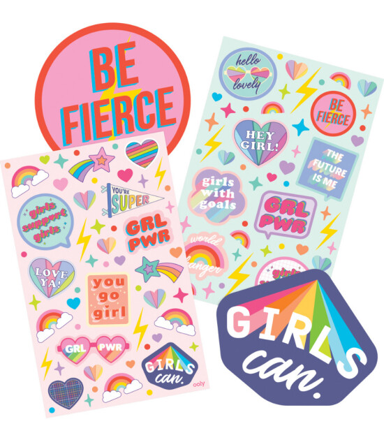 Ooly Kokulu Sticker Seti // Girl Power