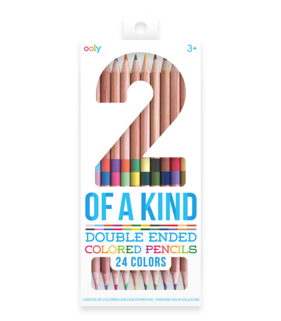 Ooly 2 Of a Kind Çift Uçlu Renkli Boya Kalemi (24 Adet)