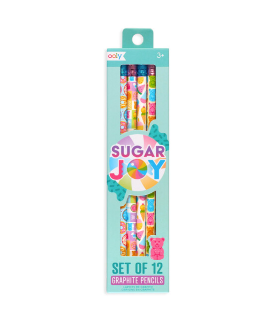 Ooly Silgili Kurşun Kalem Seti // Sugar Joy (12 Adet)