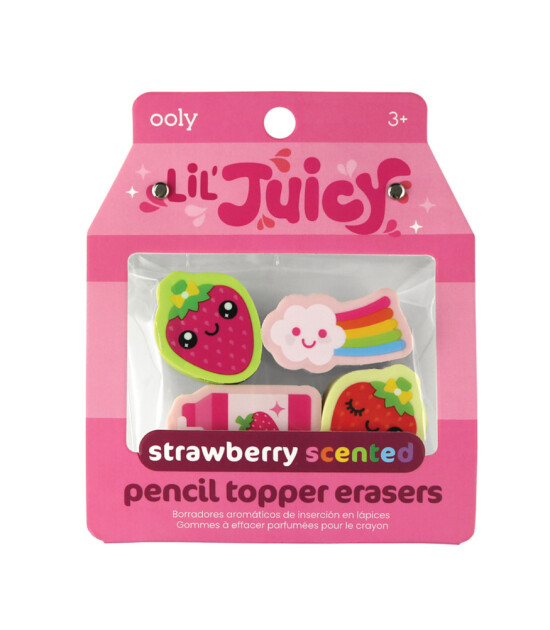 Ooly Lil&rsquo;Juicy Silgi Seti // &Ccedil;ilek Kokulu (4 Adet)