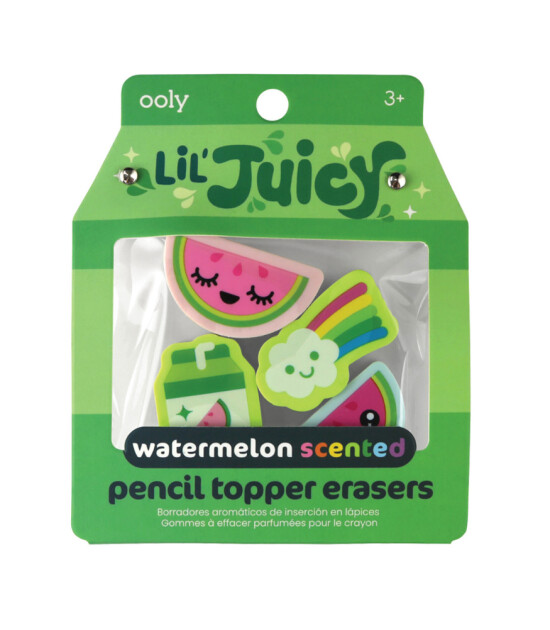 Ooly Lil’Juicy Silgi Seti // Karpuz Kokulu (4 Adet)