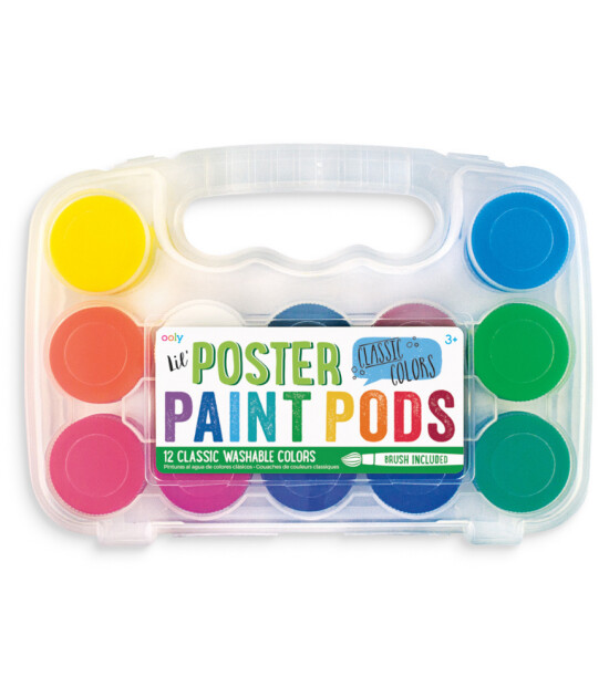 Ooly Lil Paint Pods Boya Seti Klasik Renkler (12 Adet)