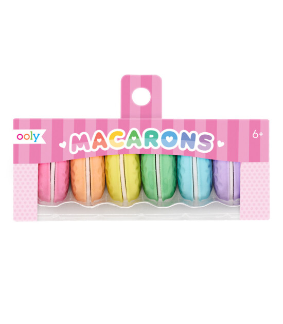 Ooly Macaron Kokulu Silgi Seti (6 Adet)