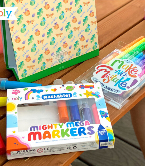 Ooly Mighty Mega Jumbo Keçeli Kalem Seti (8 Adet)
