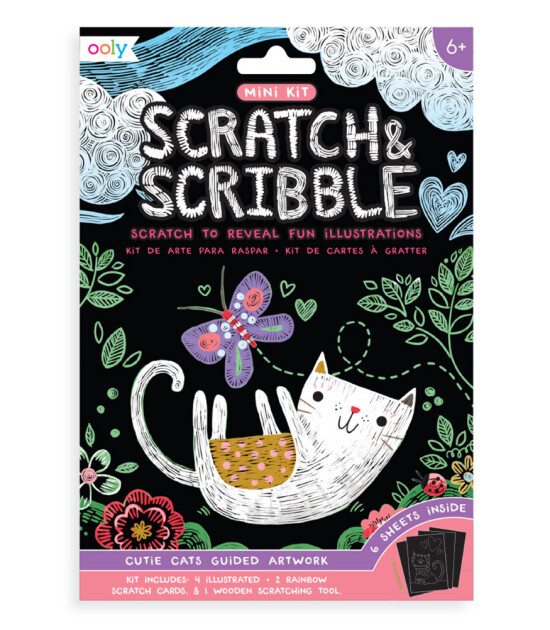 Ooly Mini Scratch & Scribble // Cutie Cats