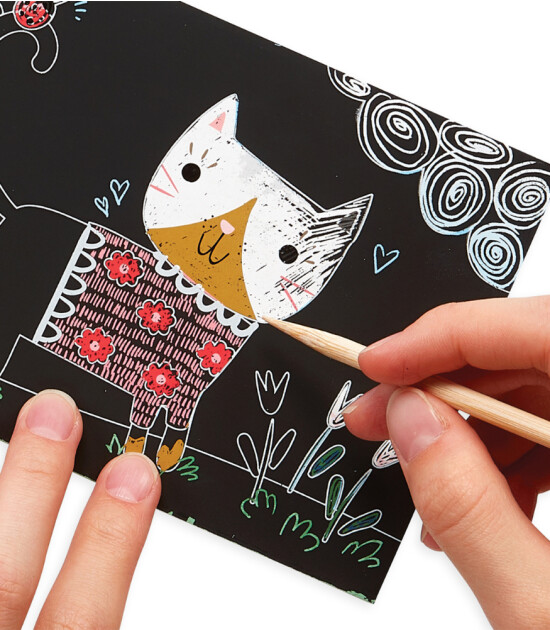 Ooly Mini Scratch & Scribble // Cutie Cats