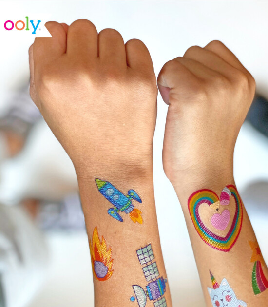 Ooly Tattoo Palooza Geçici Dövme Seti // Mermaid Magic