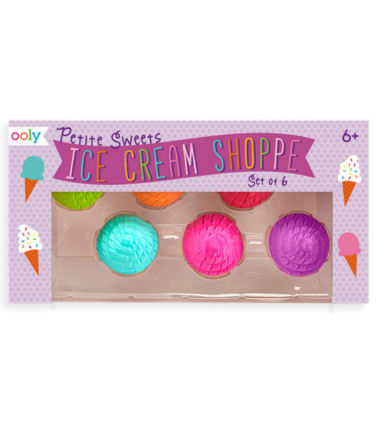 Ooly Petite Sweets Ice Cream Kokulu Silgi Seti (6 Adet)