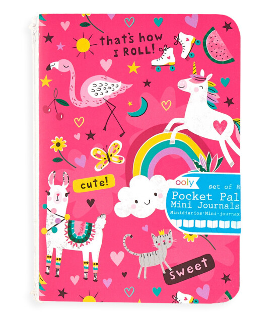 Ooly Pocket Pal Mini Defter Seti // Funtastic Friends (8 Adet)