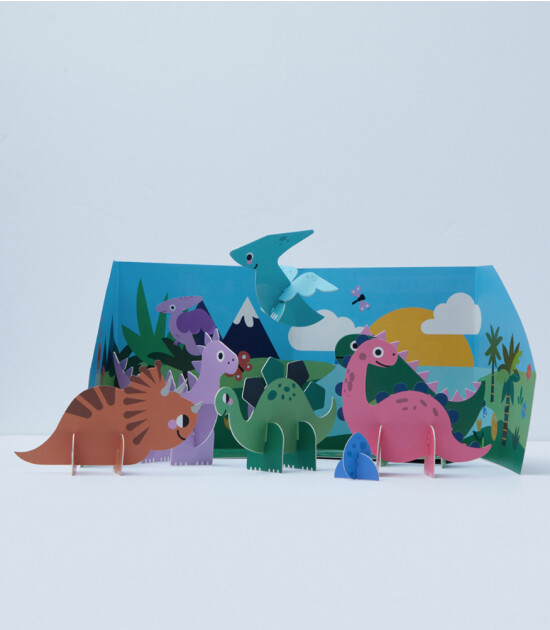 Ooly Pop! Make&Play Açılabilir Oyun Seti // Dino Land