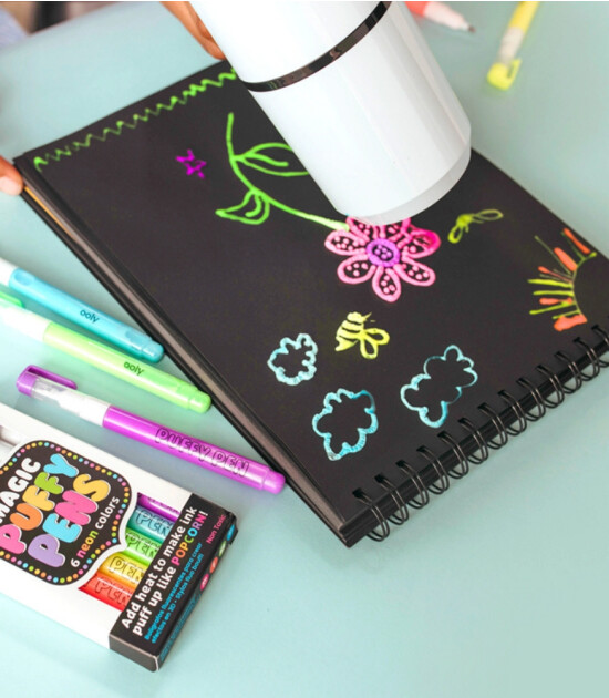Ooly Sihirli Kabartma Neon Boya Set (6 Adet)