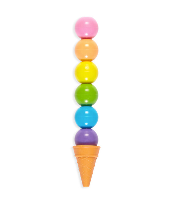 Ooly Rainbow Scoops Silinebilir Mum Boya (6 Adet)