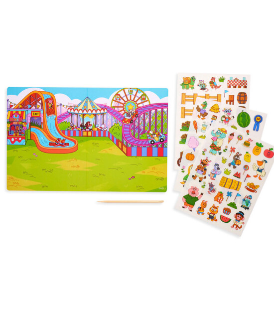 Ooly Set The Scene Transfer Çıkartma Seti // Day At The Fair