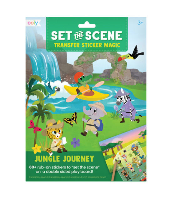 Ooly Set The Scene Transfer Çıkartma Seti // Jungle Journey
