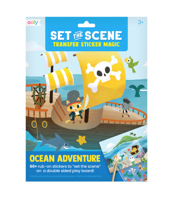 Ooly Set The Scene Transfer Çıkartma Seti // Ocean Adventure