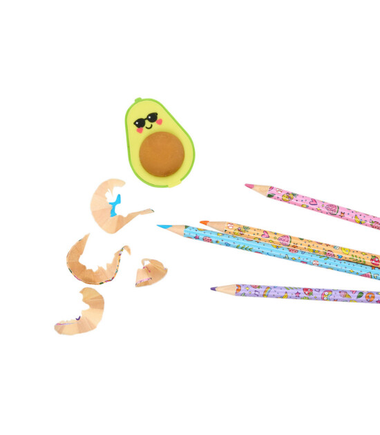 Ooly Avocado Love Silgi & Kalemtıraş Seti