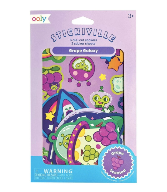 Ooly Kokulu Sticker Seti //Galaxy Grape