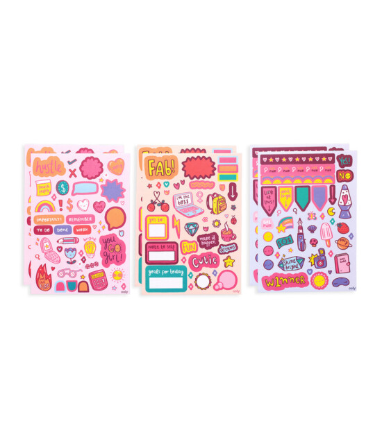 Ooly Sticker Stash Çıkartma Seti // Girl Boss