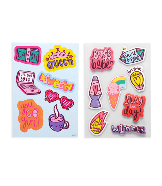 Ooly Sticker Stash Çıkartma Seti // Girl Boss