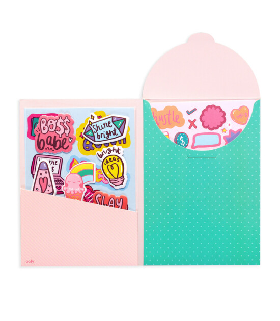 Ooly Sticker Stash Çıkartma Seti // Girl Boss