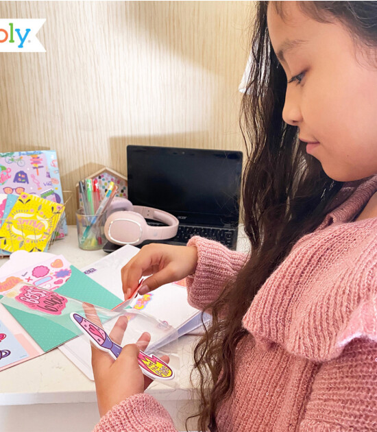 Ooly Sticker Stash Çıkartma Seti // Girl Boss