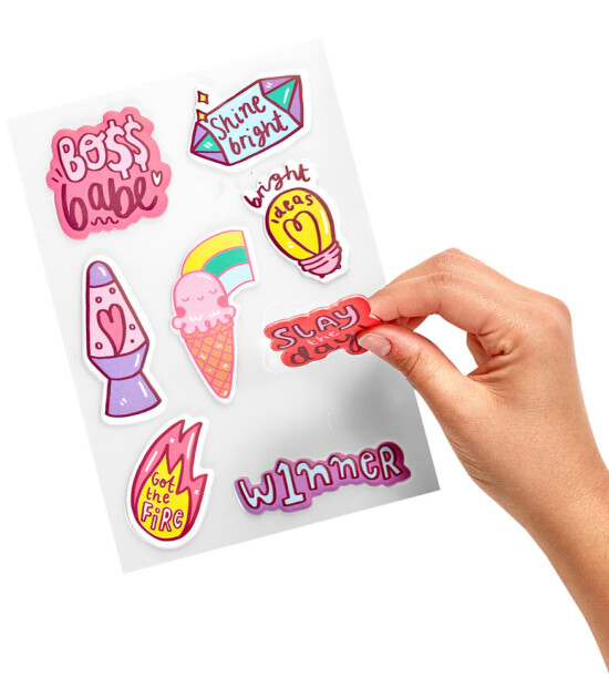 Ooly Sticker Stash Çıkartma Seti // Girl Boss