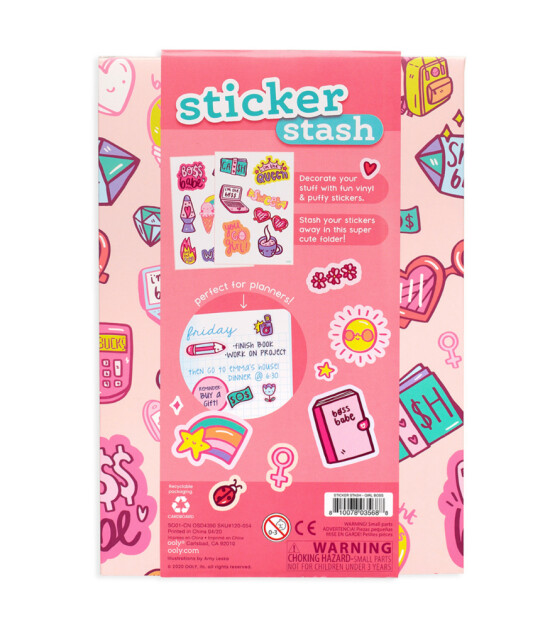 Ooly Sticker Stash Çıkartma Seti // Girl Boss