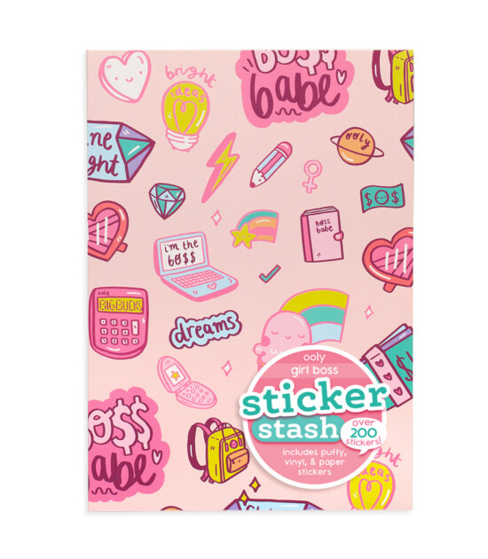 Ooly Sticker Stash Çıkartma Seti // Girl Boss