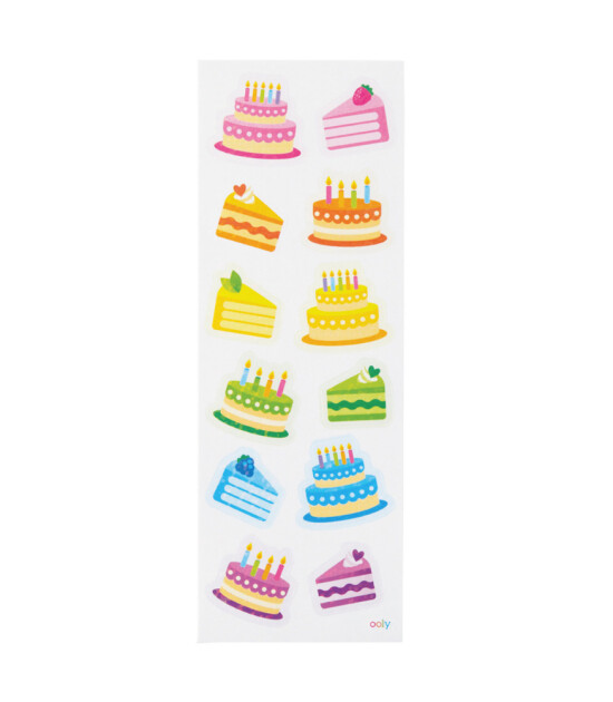 Ooly Stickiville Çıkartmalar // Birthday Cakes