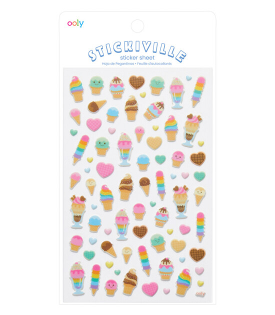 Ooly Stickiville &Ccedil;ıkartmalar // Ice Cream Dream