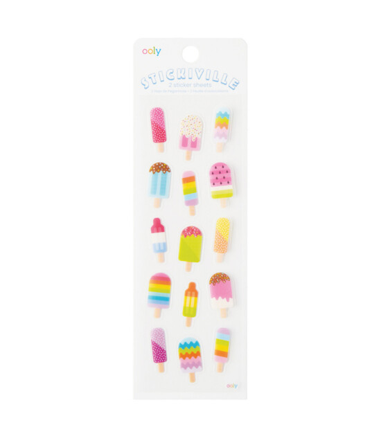 Ooly Stickiville Çıkartmalar // Ice Pops