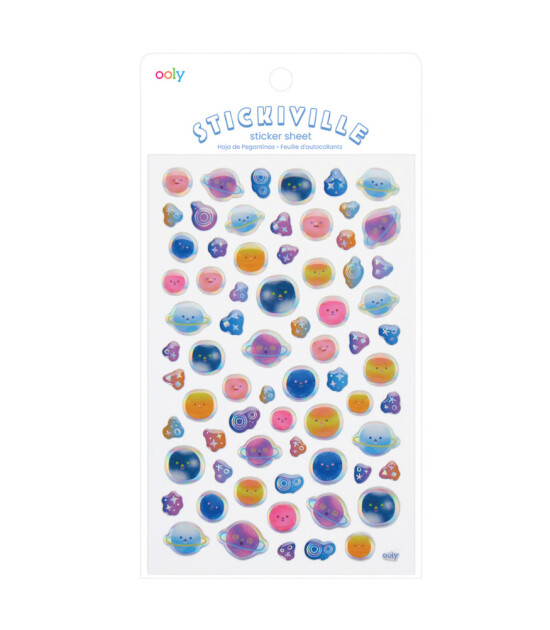 Ooly Stickiville Çıkartmalar // Planet Pals