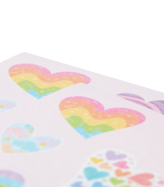 Ooly Stickiville Çıkartmalar // Rainbow Hearts