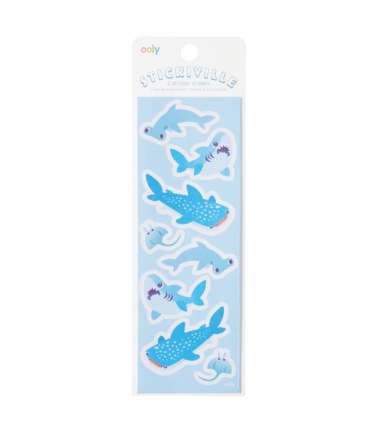 Ooly Stickiville Çıkartmalar // Sharks & Rays