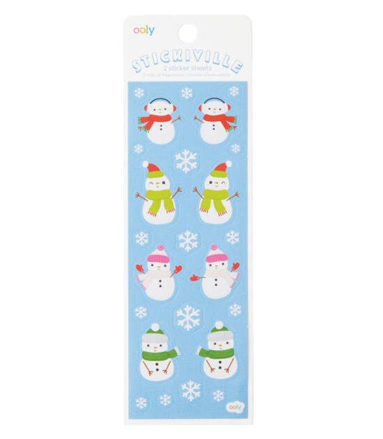 Ooly Stickiville Çıkartmalar // Snow Friends