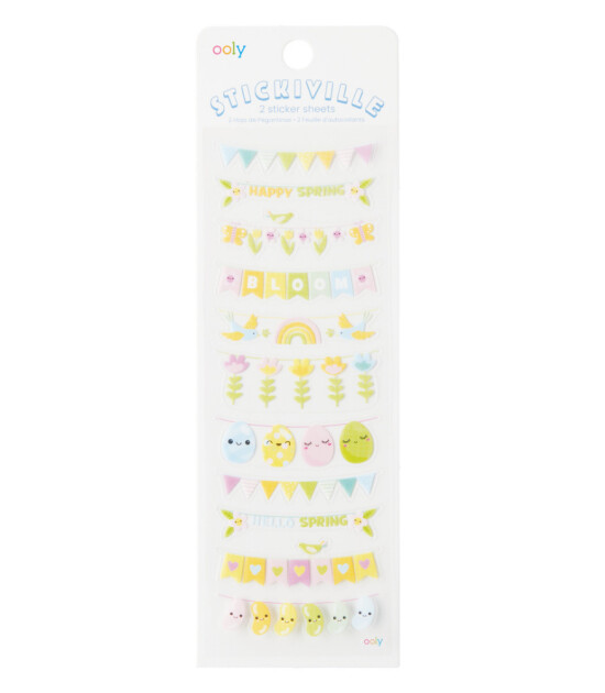 Ooly Stickiville Çıkartmalar // Spring Banners