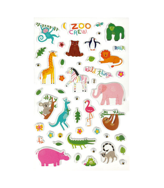 Ooly Stickiville Çıkartmalar // Zoo Crew