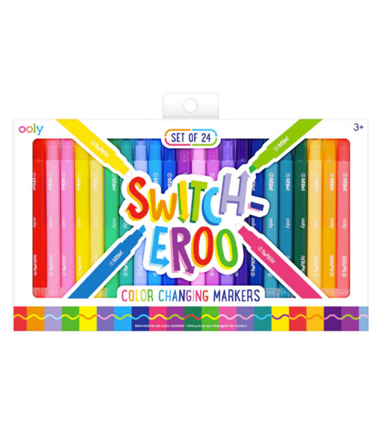 Ooly Switch-eroo Renk Değiştiren Keçeli Kalem Seti (24 Adet)