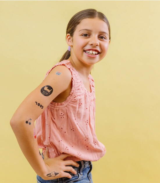 Ooly Tattoo Ge&ccedil;ici D&ouml;vme Seti // Clementine