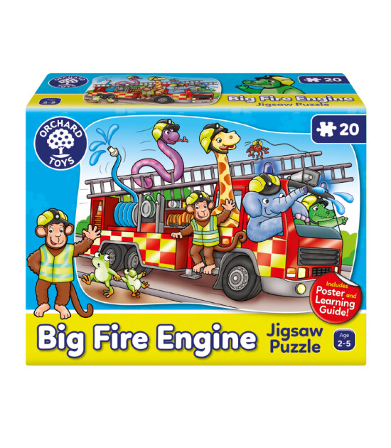 Orchard Toys Puzzle // Big Fire Engine (20 Parça)