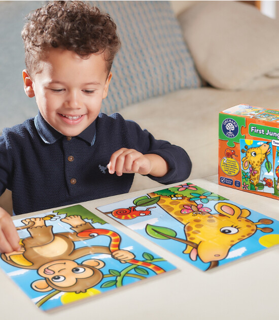 Orchard Toys Puzzle Set // First Jungle Friends (12 Parça x 2)