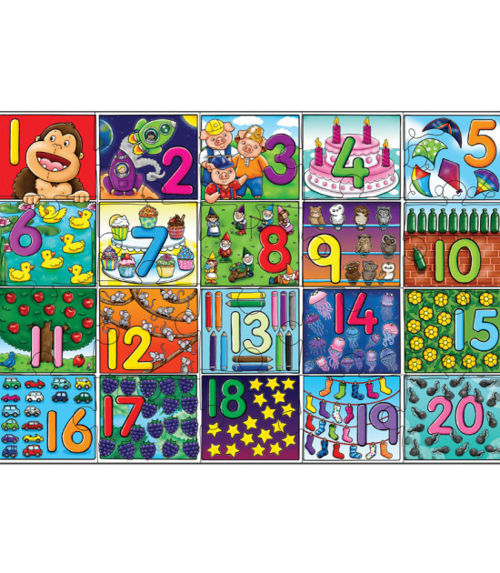 Orchard Toys Puzzle // Big Number (20 Parça)