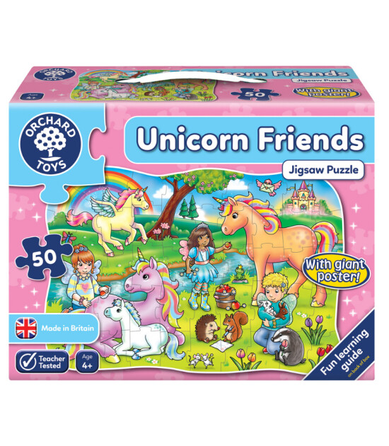 Orchard Toys Puzzle // Unicorn Friends (50 Parça)