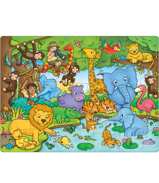 Orchard Toys Puzzle // Who's In The Jungle (25 Parça)