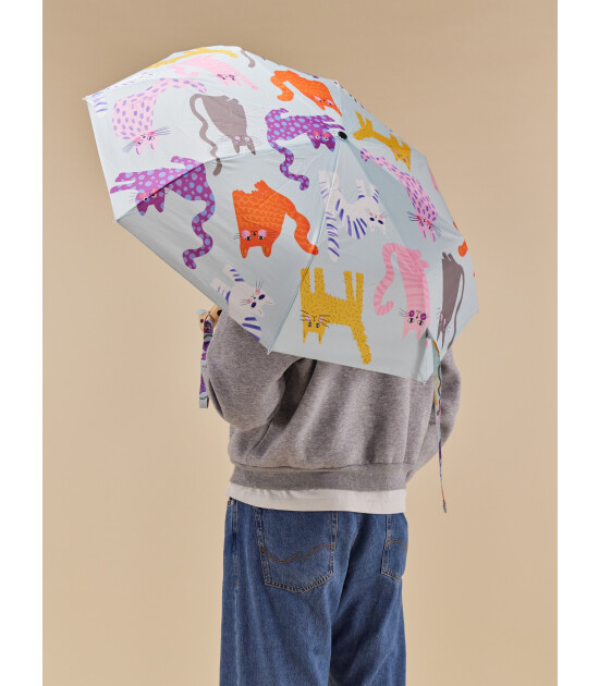 Original Duckhead Duck Kompakt Şemsiye // Arty - Cats Ice