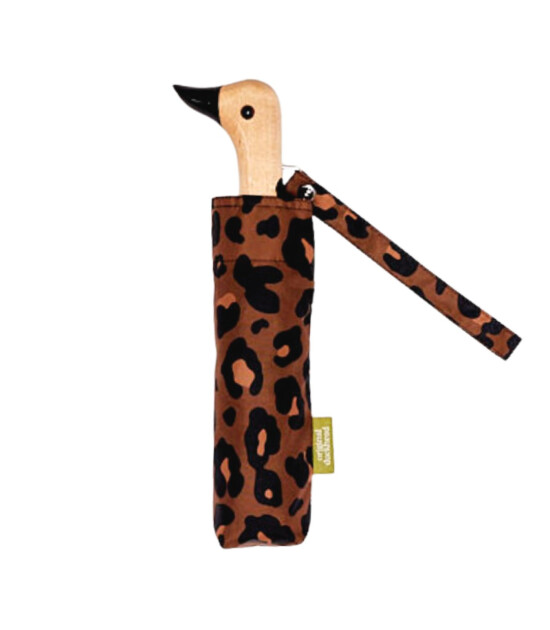 Original Duckhead Duck Kompakt Şemsiye // Leopar