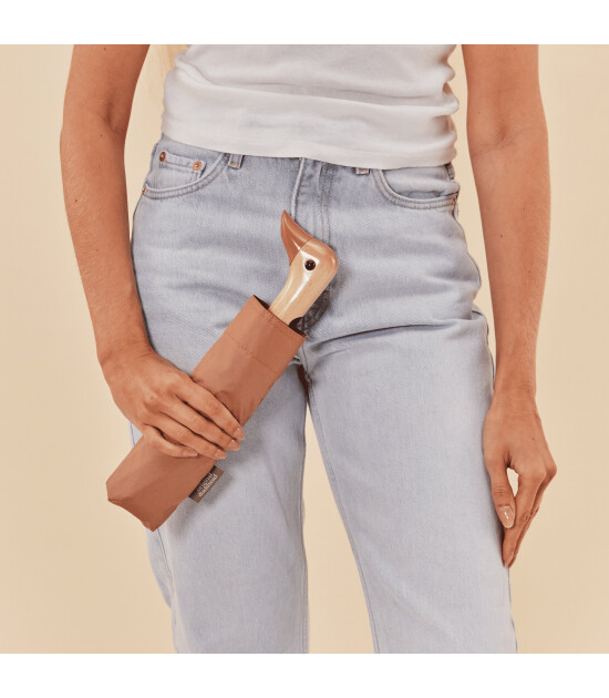 Original Duckhead Duck Kompakt Şemsiye // Mocha