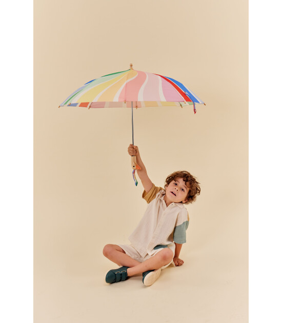 Original Duckhead Duck ODH x Meri Meri Çocuk Şemsiye // Rainbow