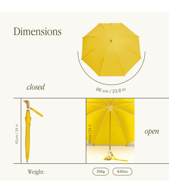 Original Duckhead Duckling Çocuk Şemsiye // Sarı