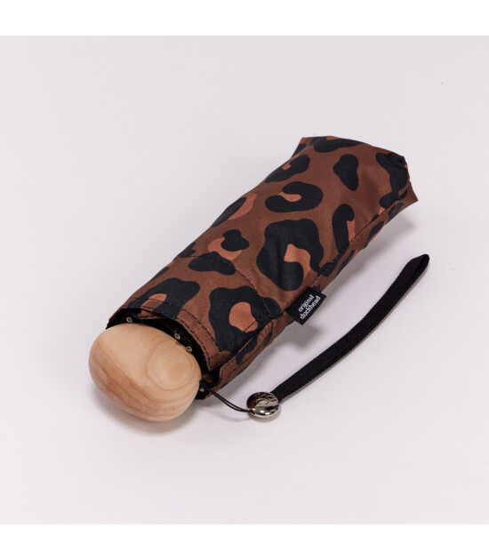 Original Duckhead The Mini Ultra Kompakt Şemsiye // Leopar